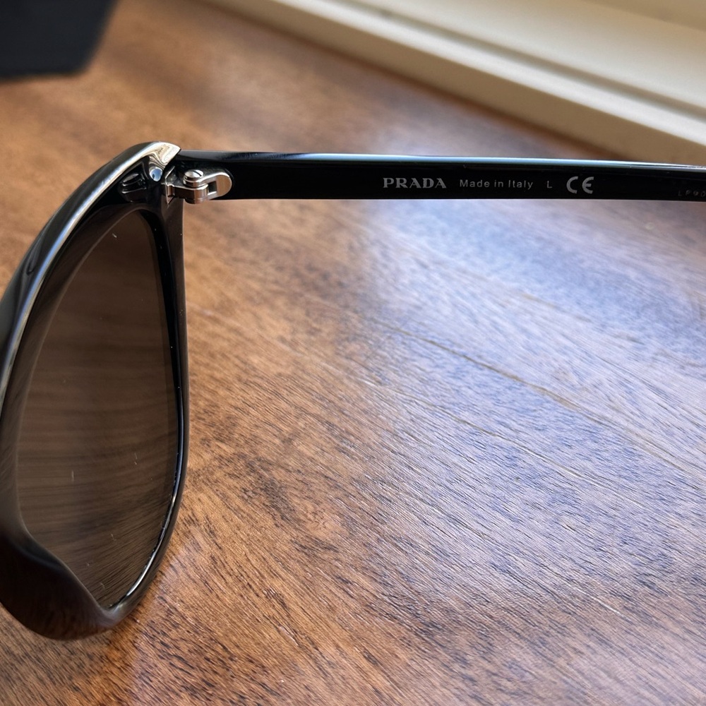 Prada Black Cat-Eye Sunglasses with Case - Picture 8 of 11